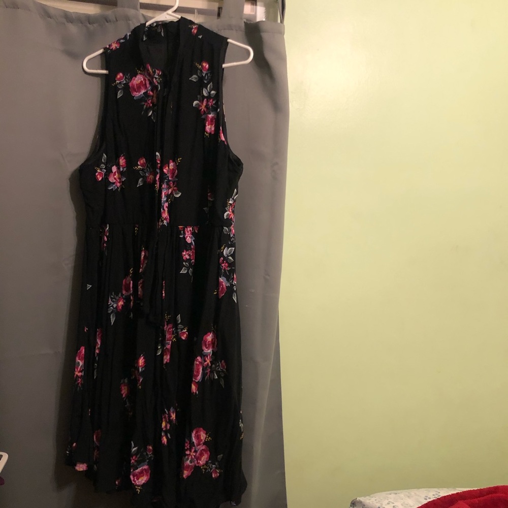Torrid Floral Black Dress